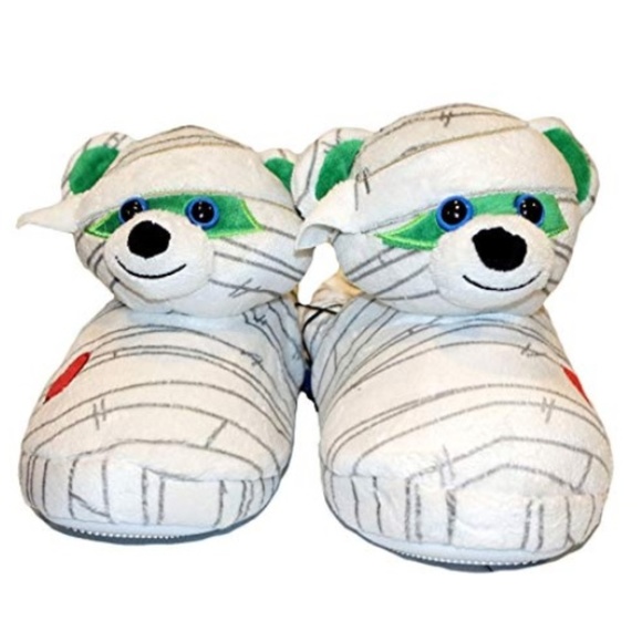 Boys Girls Build a Bear Halloween MUMMY Slippers Size S M L XL XXL   NWT - Picture 1 of 3